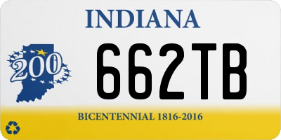 IN license plate 662TB