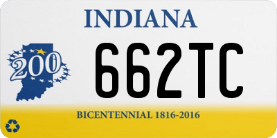 IN license plate 662TC