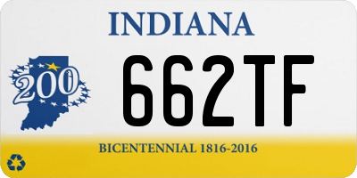 IN license plate 662TF
