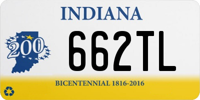 IN license plate 662TL