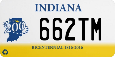 IN license plate 662TM