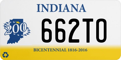 IN license plate 662TO