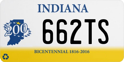 IN license plate 662TS