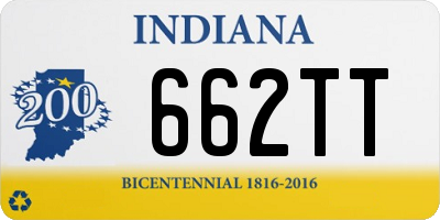 IN license plate 662TT