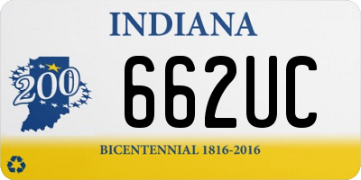 IN license plate 662UC