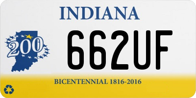 IN license plate 662UF