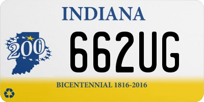 IN license plate 662UG