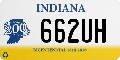 IN license plate 662UH