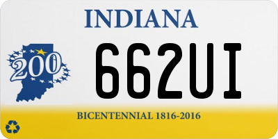 IN license plate 662UI