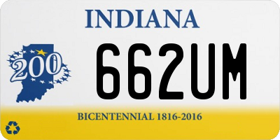 IN license plate 662UM