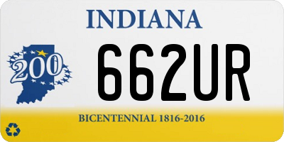 IN license plate 662UR