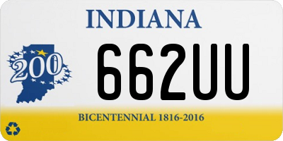 IN license plate 662UU