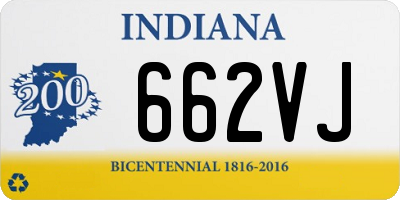 IN license plate 662VJ