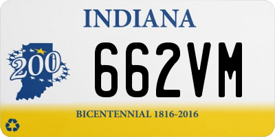 IN license plate 662VM