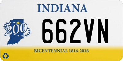 IN license plate 662VN