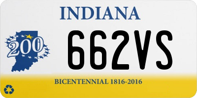 IN license plate 662VS