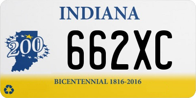 IN license plate 662XC