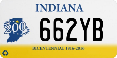 IN license plate 662YB