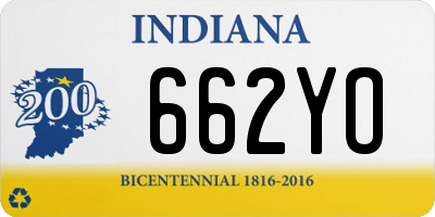 IN license plate 662YO