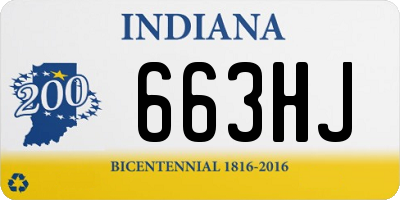IN license plate 663HJ