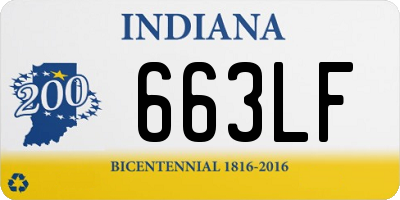 IN license plate 663LF