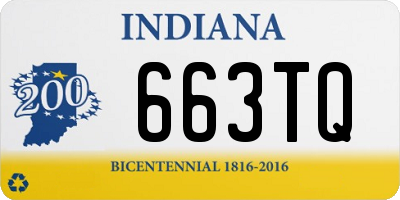 IN license plate 663TQ
