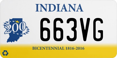 IN license plate 663VG