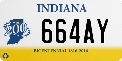 IN license plate 664AY