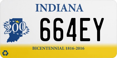 IN license plate 664EY