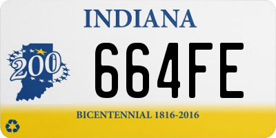 IN license plate 664FE
