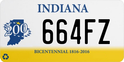 IN license plate 664FZ