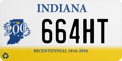 IN license plate 664HT