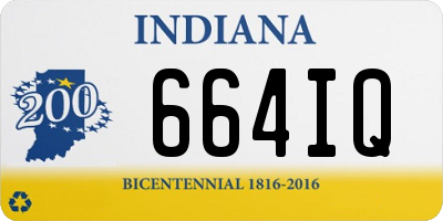 IN license plate 664IQ