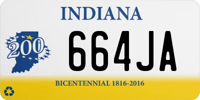 IN license plate 664JA