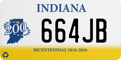 IN license plate 664JB