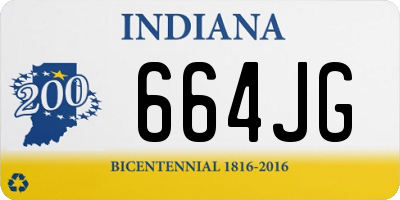 IN license plate 664JG