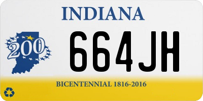 IN license plate 664JH