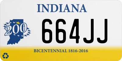 IN license plate 664JJ