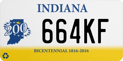 IN license plate 664KF