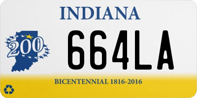 IN license plate 664LA