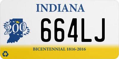 IN license plate 664LJ