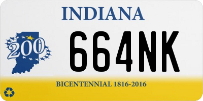 IN license plate 664NK