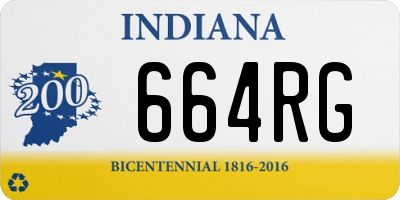 IN license plate 664RG
