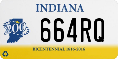 IN license plate 664RQ