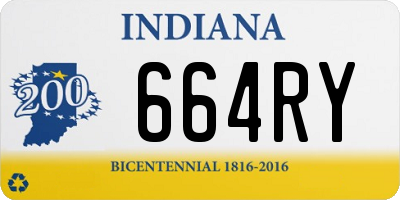 IN license plate 664RY