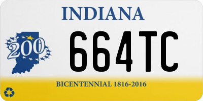 IN license plate 664TC