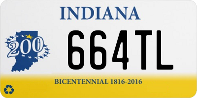 IN license plate 664TL