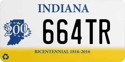 IN license plate 664TR