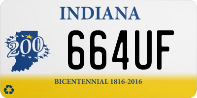 IN license plate 664UF