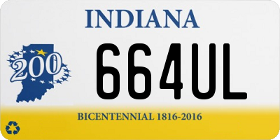 IN license plate 664UL